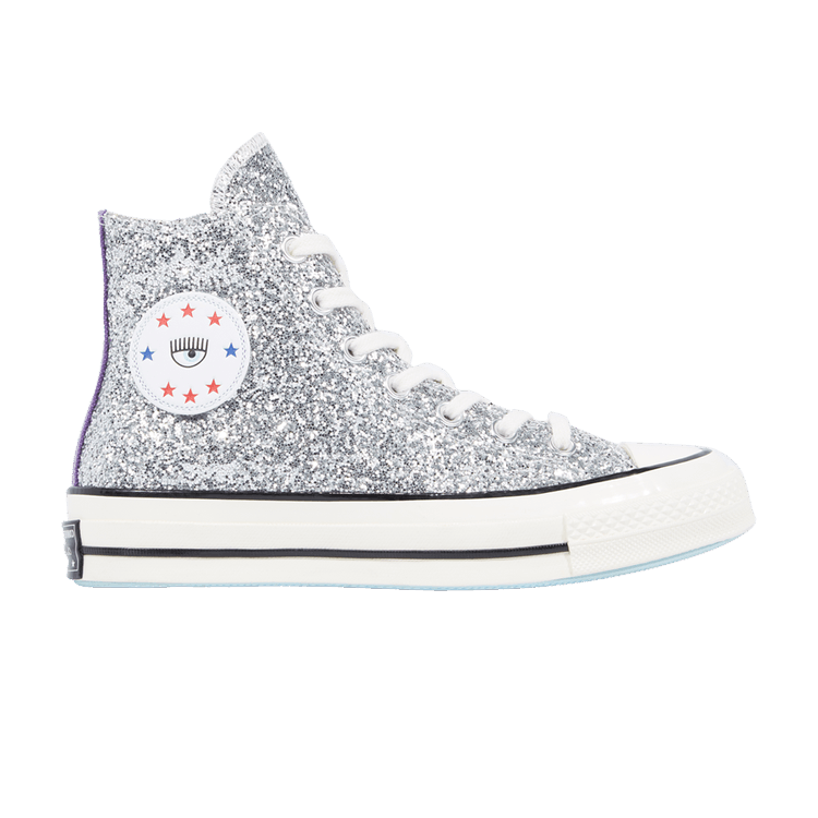 Chiara x Wmns Chuck 70 High 'Silver Glitter Purple'