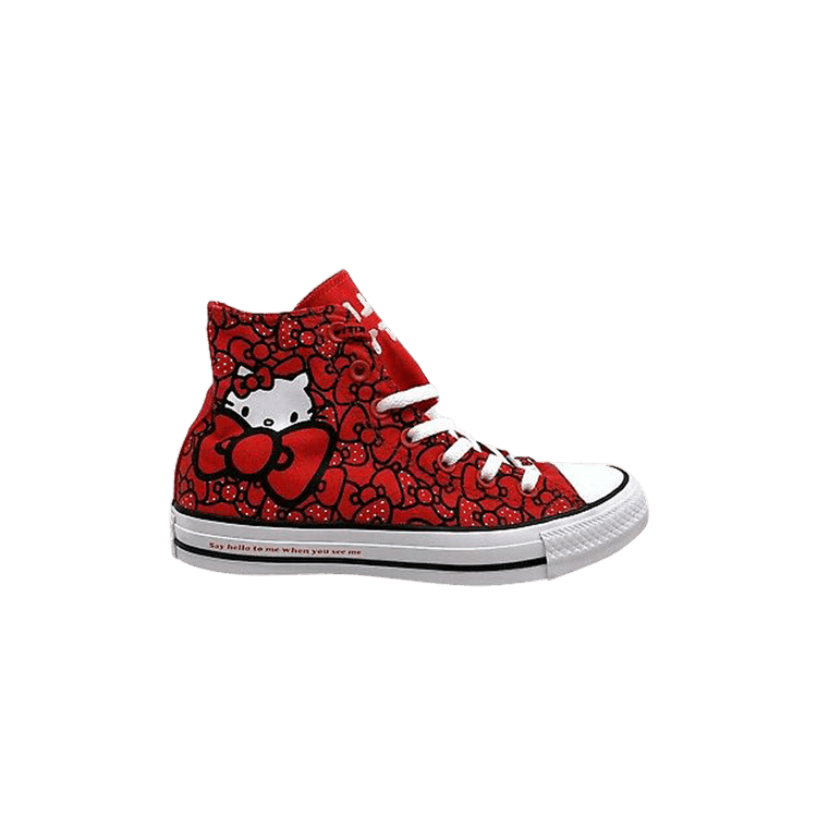 Hello Kitty x Chuck Taylor All Star Hi TD 'Fiery Red'