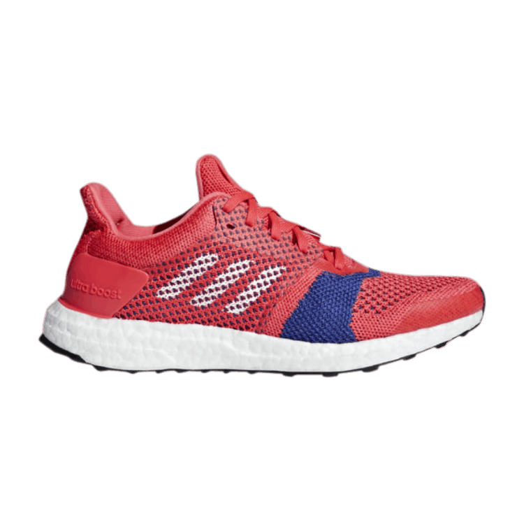 Buy Wmns UltraBoost ST Shock Red Blue B75867 GOAT