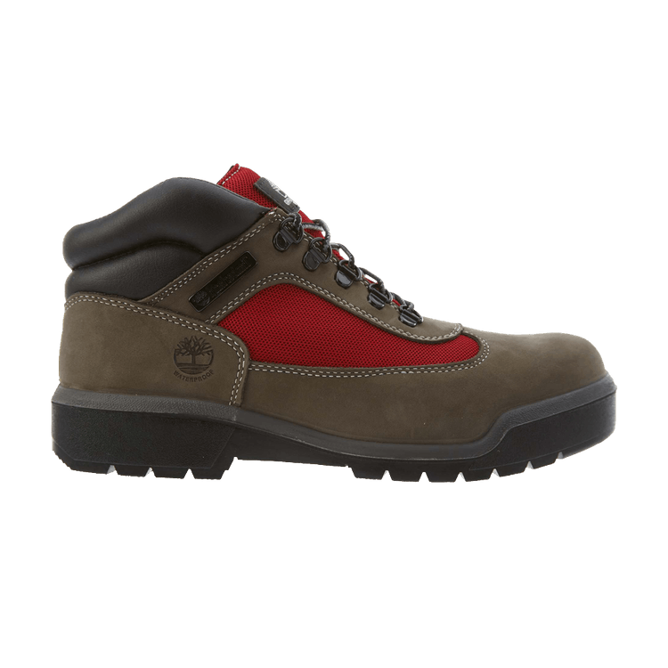 Red and black field boots 2025