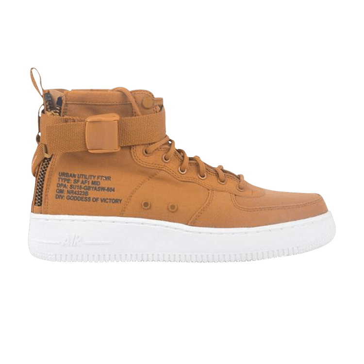 Nike sf air force 1 mid desert hotsell ochre