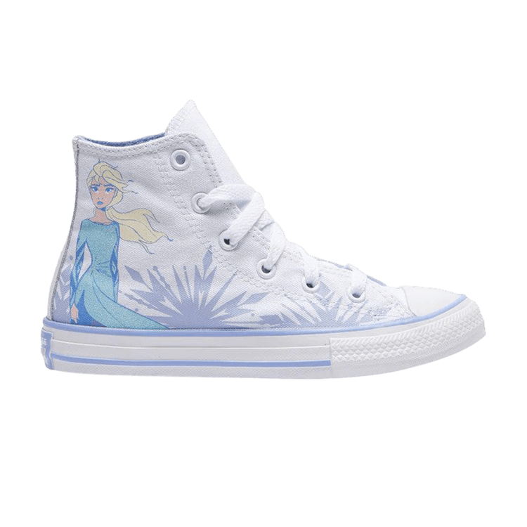 Converse Frozen 2 x Chuck Taylor All Star High PS Elsa White Kid s Size 3