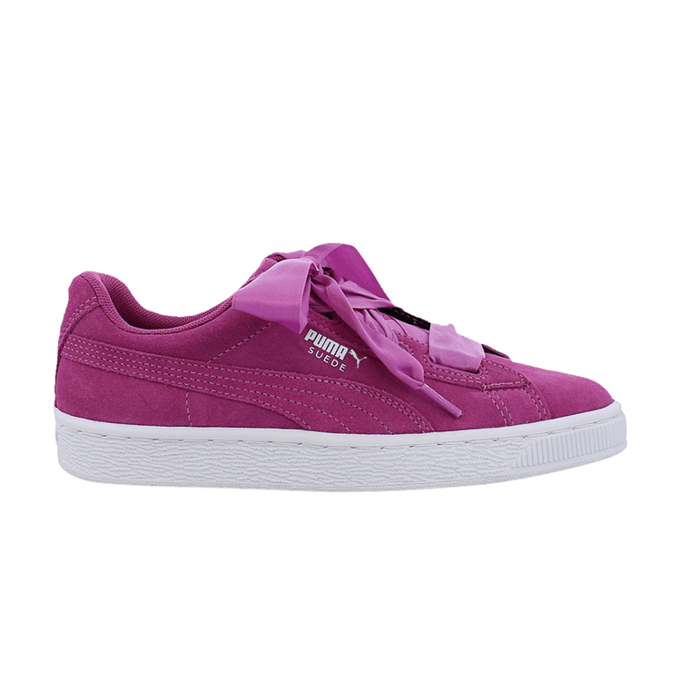 Puma Kids Suede Heart Sneakers Rose Violet