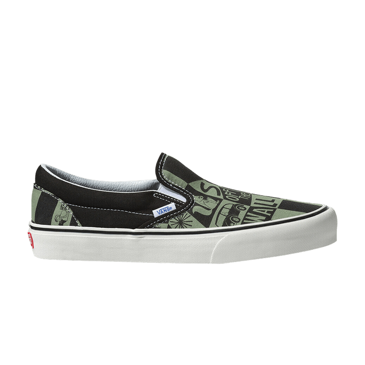 Yusuke Hanai x Classic Slip-On SF 'Oil Green'