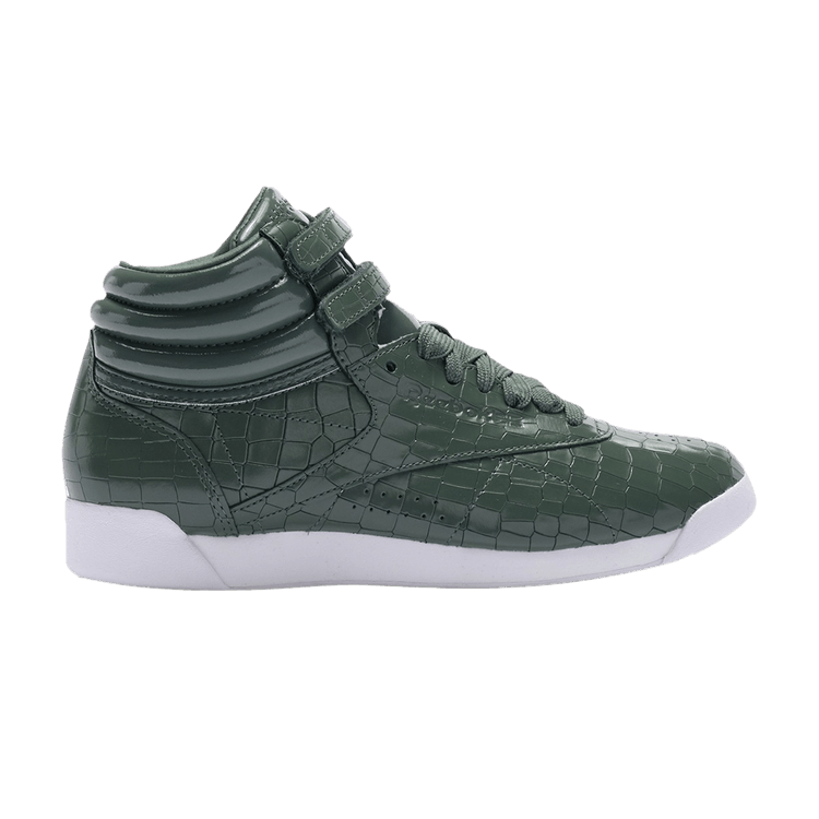 Wmns Freestyle Hi Crackle 'Chalk Green'