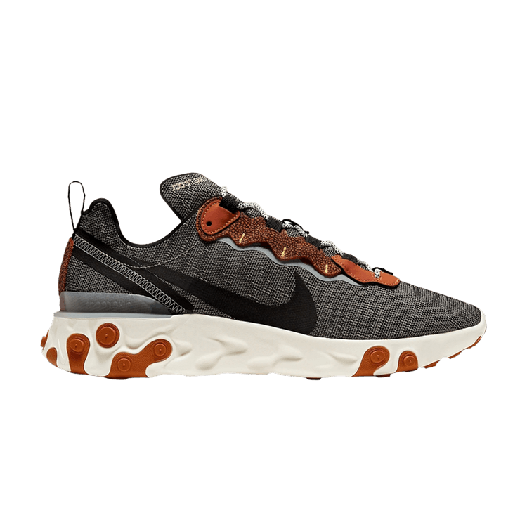 nike react beige orange