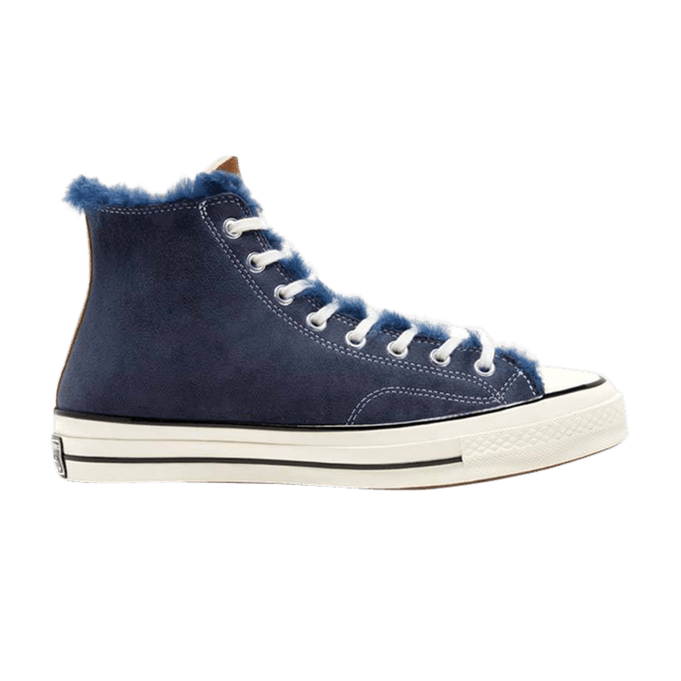 Tri Panel x Chuck 70 Hi 'Navy Shearling'