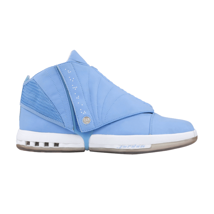 Jordan 16 white and on sale blue