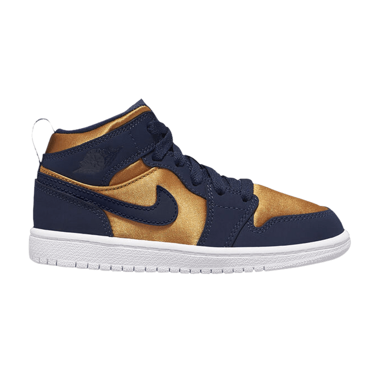 Jordan 1 Mid SE Stain Gold Obsidian (PS)