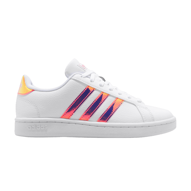 Adidas grand discount court femme iridescent