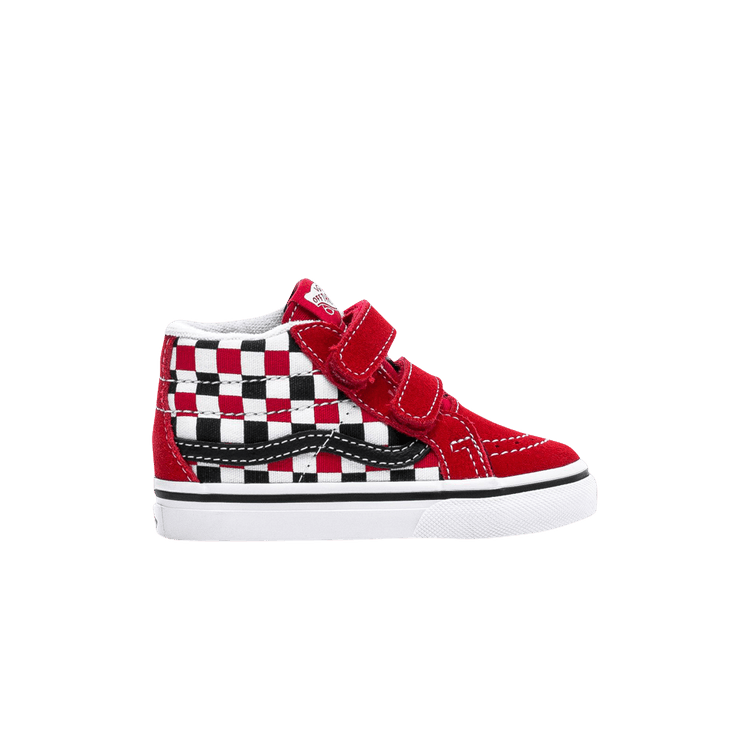 Sk8-Mid Reissue V Toddler 'Checkerboard - Racing Red'