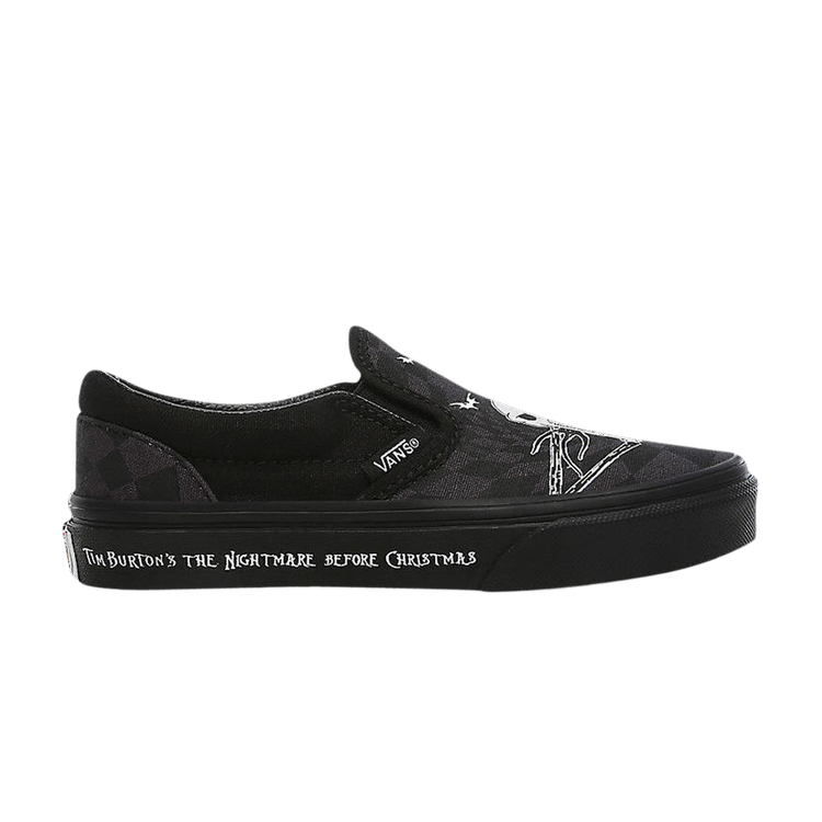 The Nightmare Before Christmas x Classic Slip-On Kids 'Glow in the Dark - Jack Skellington'