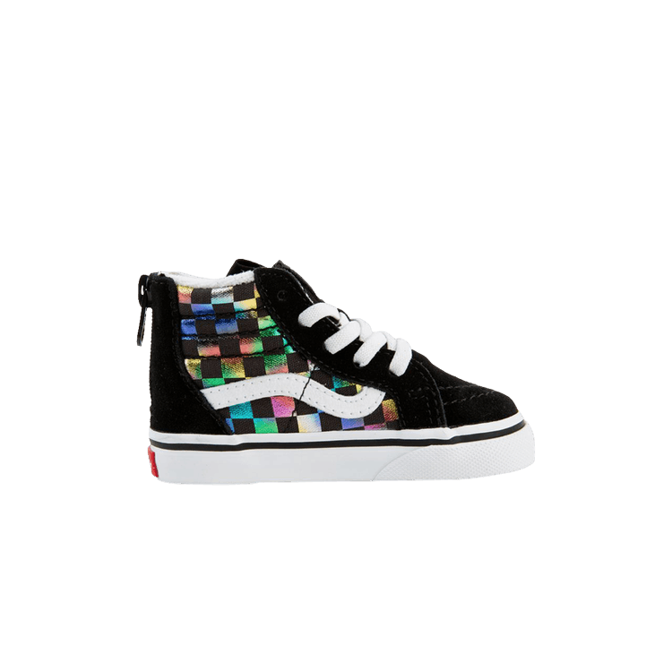 Sk8-Hi Zip Toddler 'Iridescent Check'