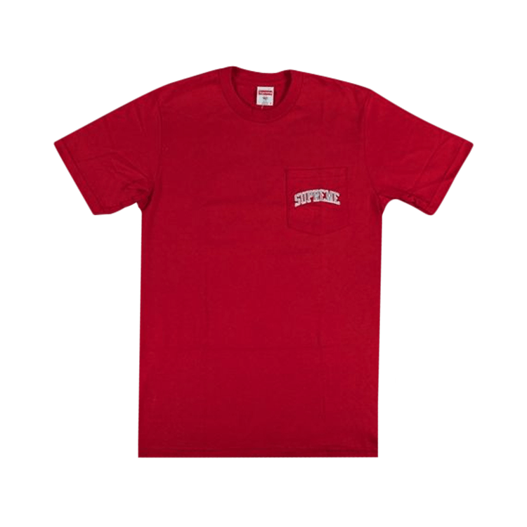 Supreme x NFL Raiders '47 Pocket T-Shirt 'Red'