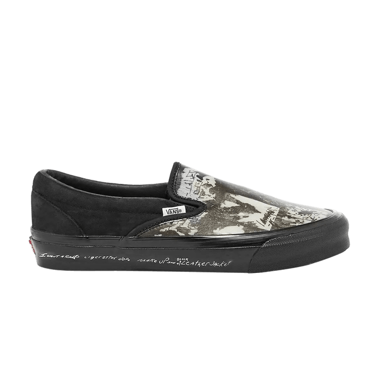 Raised By Wolves x OG Classic Slip-On LX 'Black Wall'