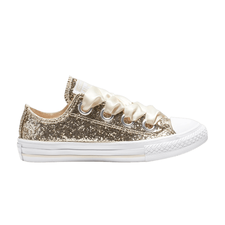 Chuck Taylor All Star Big Eyelets Low GS 'Party Dress - Gold'