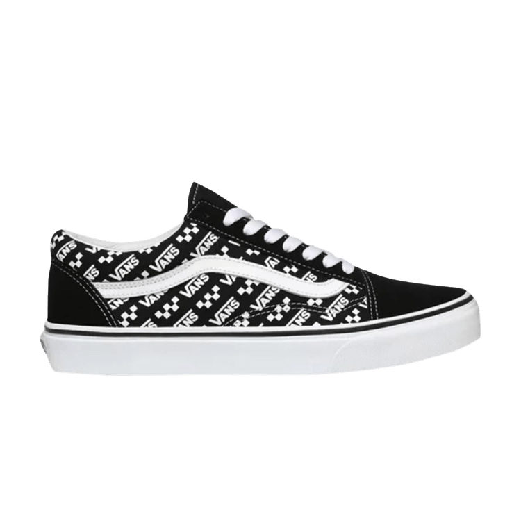 Old Skool 'Logo Repeat - Black'