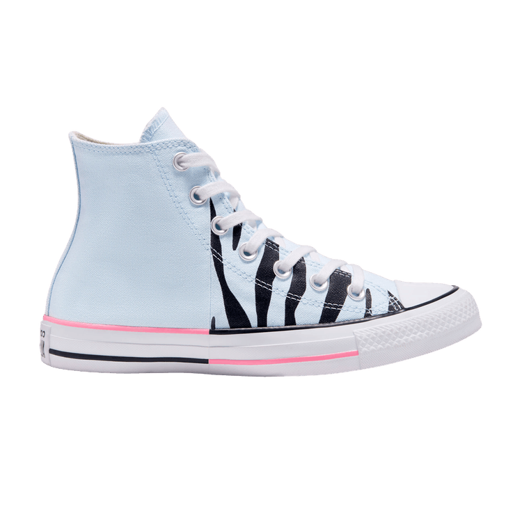 Chuck Taylor All Star High 'Twisted Summer - Blue Zebra Print'