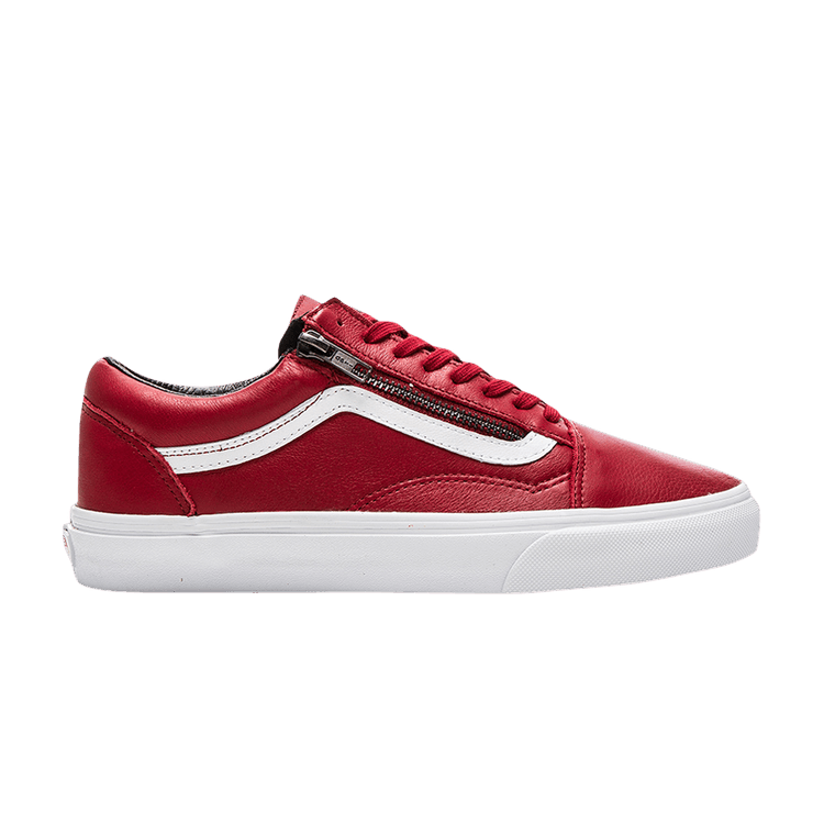 Old Skool Zip 'Antique Leather - Chili Pepper'