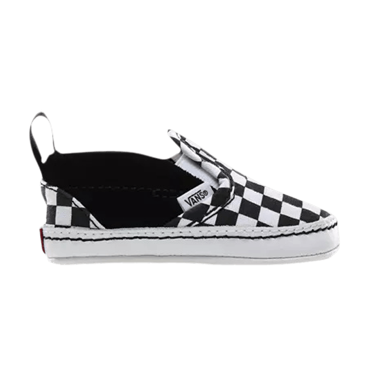 Slip-On V Crib 'Checker - Black White'