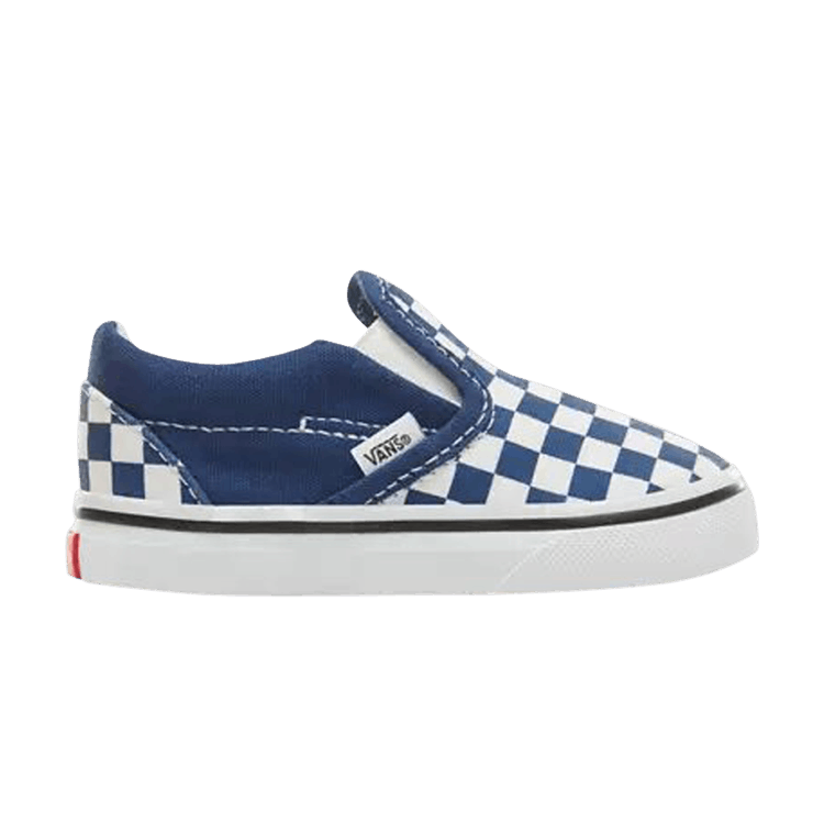 Classic Slip-On Toddler 'Checkerboard - Estate Blue'