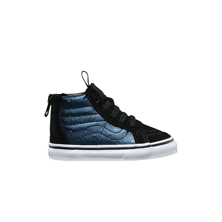 Sk8-Hi Zip Toddler 'Metallic Hearts'