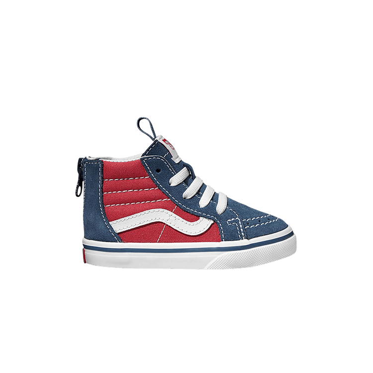 Sk8-Hi Zip Toddler 'Tri Pop - Vintage Indigo Red'