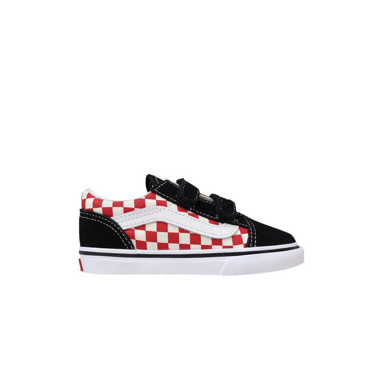 Old Skool V Toddler 'Checkerboard - Black Red'