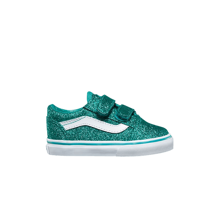 Old Skool V Toddler 'Glitter - Turquoise'