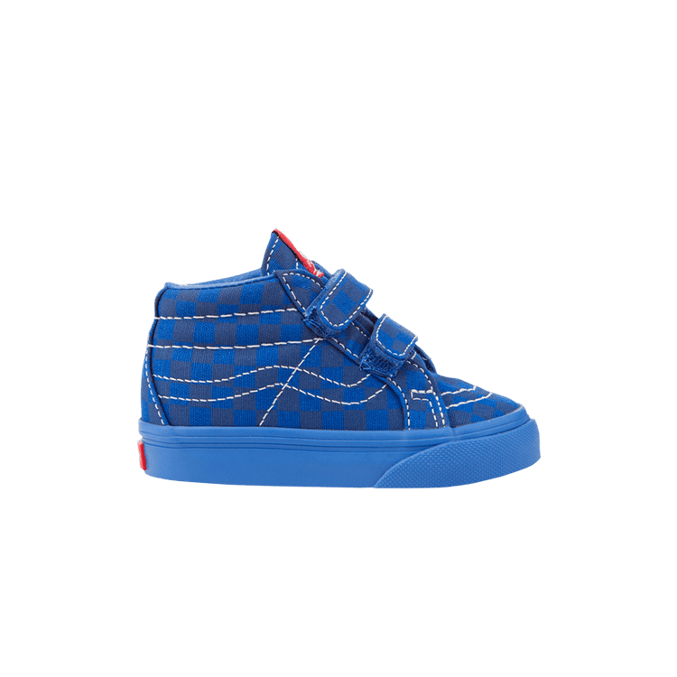 Sk8-Mid Reissue V Toddler 'Mono Checkerboard - Blue'