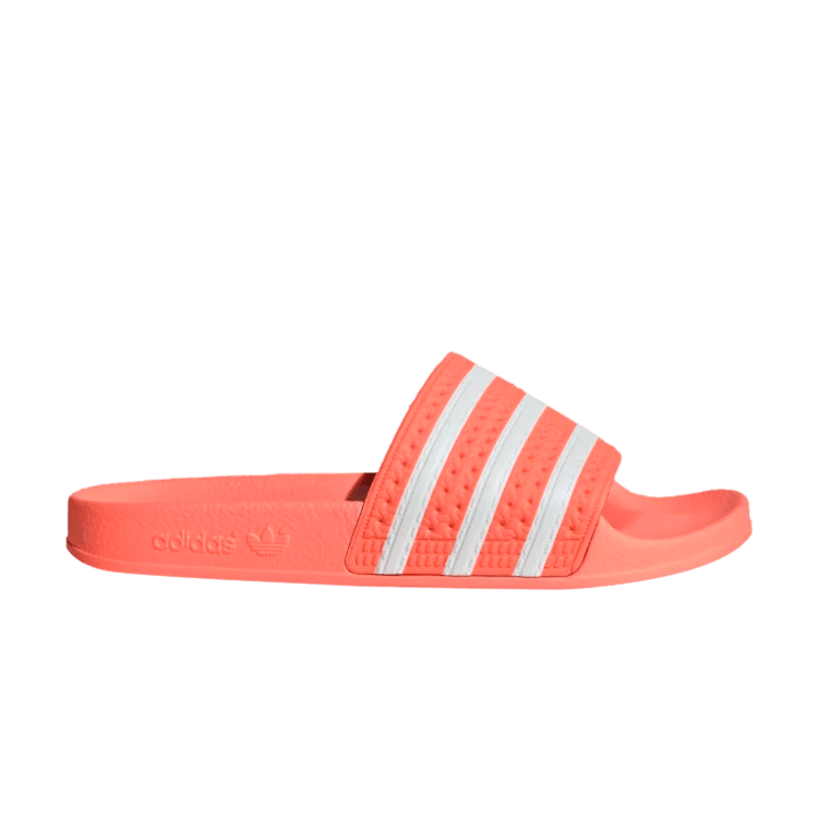 Orange adidas sliders hotsell