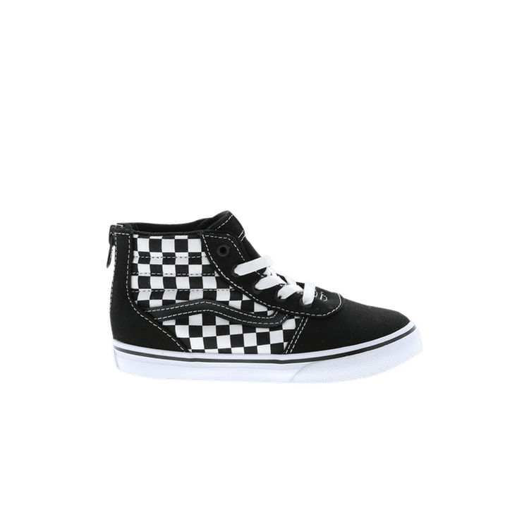 Ward High Zip Toddler 'Checkerboard - Black White'