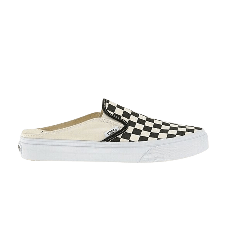 Classic Slip-On Mule 'Checkerboard - Black'