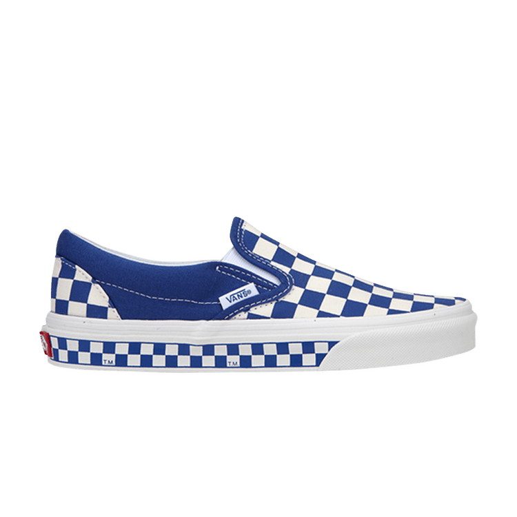 Classic Slip-On 'Nextor Checkerboard - True Blue'