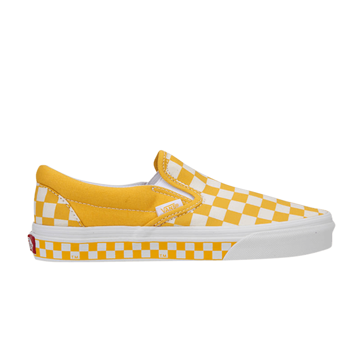 Classic Slip-On 'Nextor Checkerboard - Old Gold'