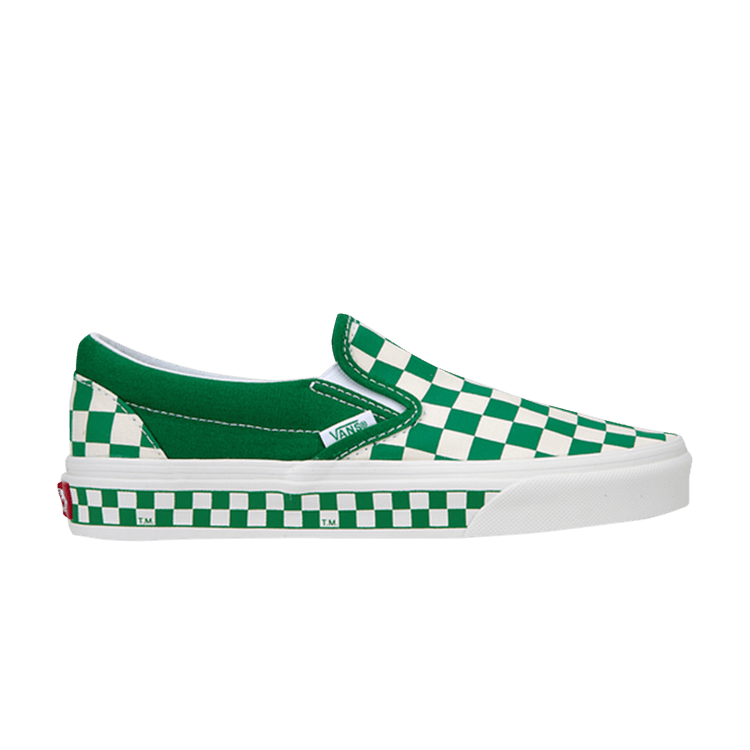 Classic Slip-On 'Nextor Checkerboard - Jolly Green'