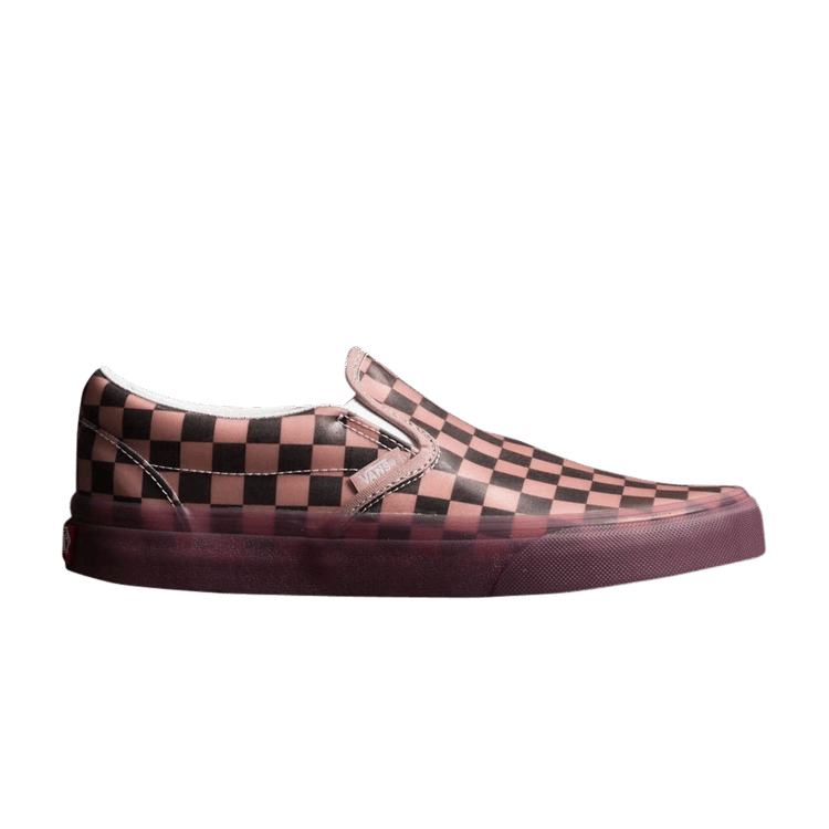 Classic Slip-On 'Translucent Rubber - Porcini Checkerboard'