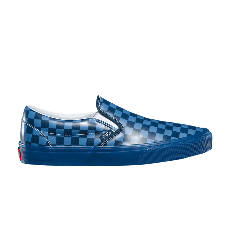 Classic Slip-On 'Translucent Rubber - Reflecting Pond Checkerboard'