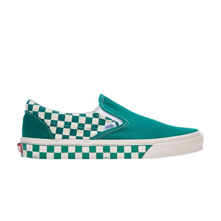 Classic Slip-On 'Sidewall Check - Ultramarine Green'