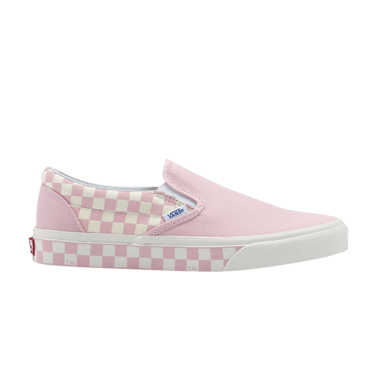 Classic Slip-On 'Sidewall Check - Coral Blush'