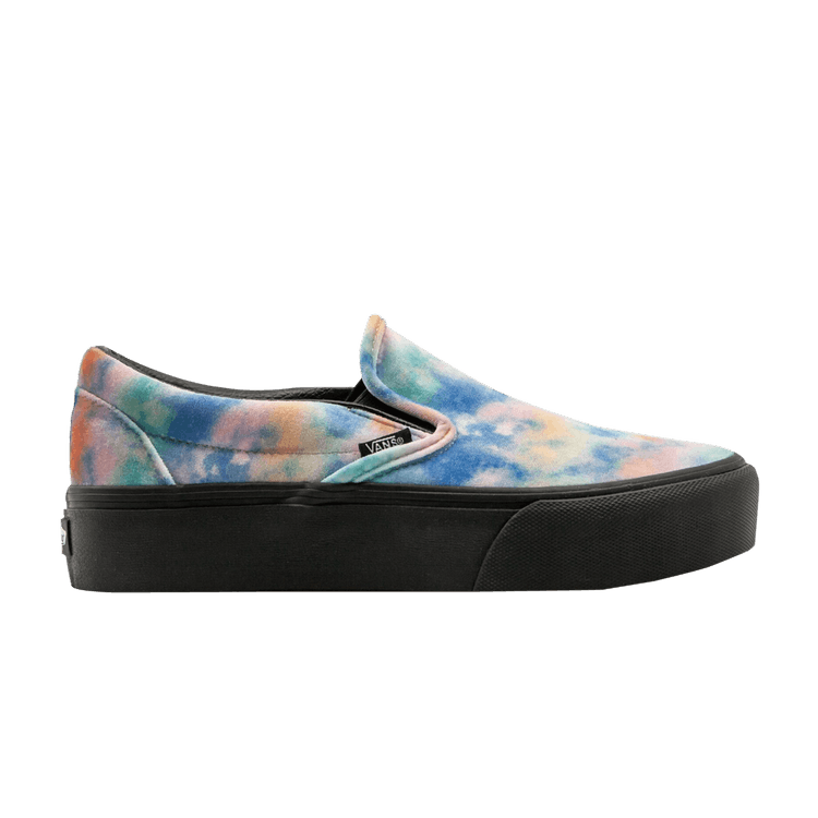 Classic Slip-On Platform 'Velvet Tie-Dye'