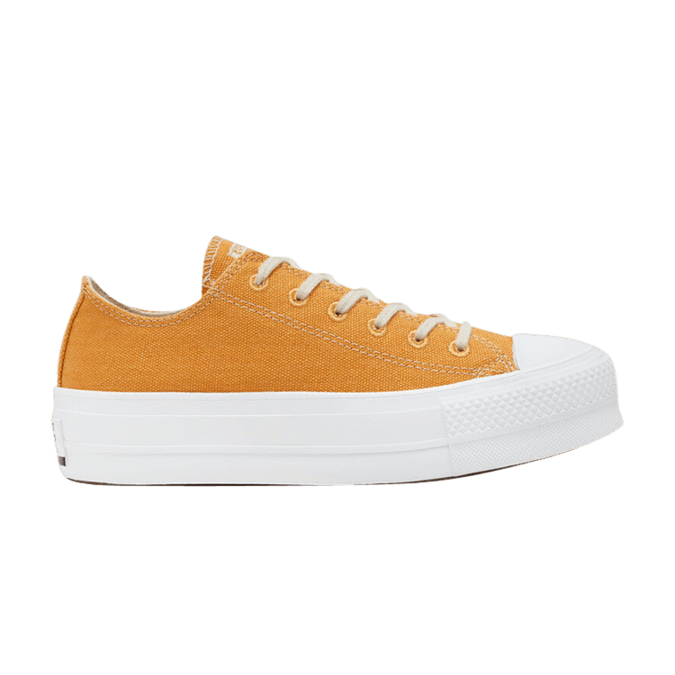 Wmns Renew Cotton Chuck Taylor All Star Platform Low 'Sunflower Gold'