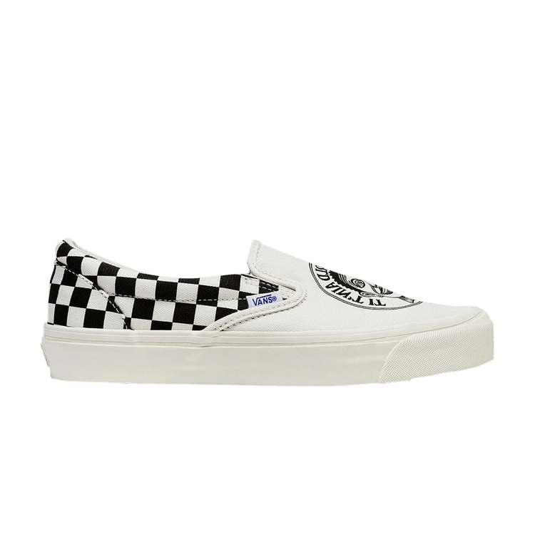 John Van Hammersveld x OG Classic Slip-On LX 'Checker - Marshmallow Black'