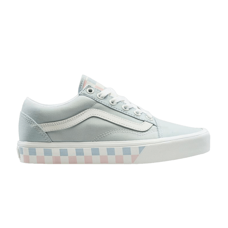 Old Skool Lite 'Brushed Twill Check - Baby Blue'