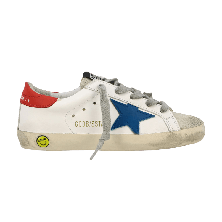 Golden Goose Superstar Kids 'White Blue Red'