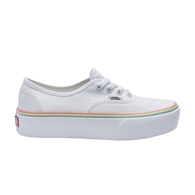 Authentic Platform 2.0 'Rainbow Foxing - White'