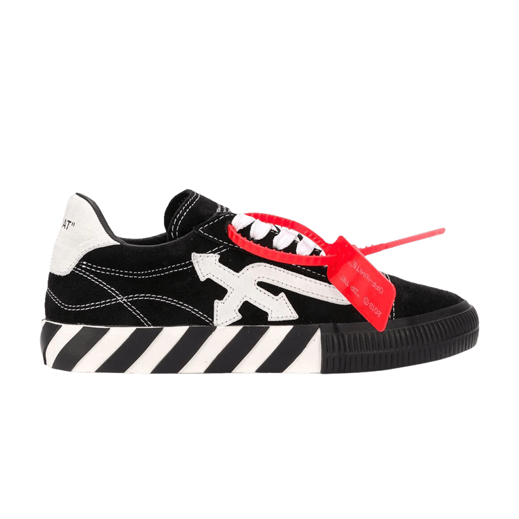 Off White New Arrow Low Vulcanized Black and White Sneakers