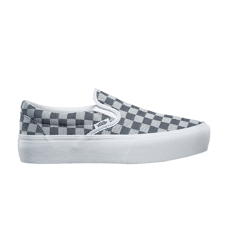 Slip-On Platform SF 'Checkerboard Denim'