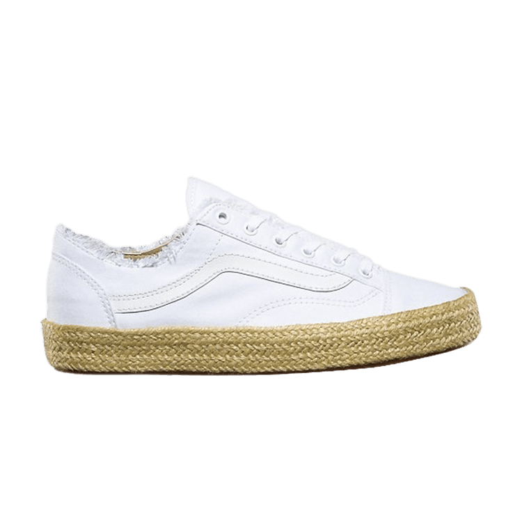 Style 36 Decon Espadrille 'Frayed - White'