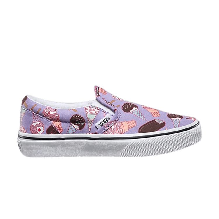 Classic Slip-On Kids 'Glitter Ice Cream'